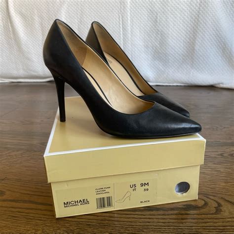 michael kors claire pump black leather|Michael michael kors claire pump + FREE SHIPPING .